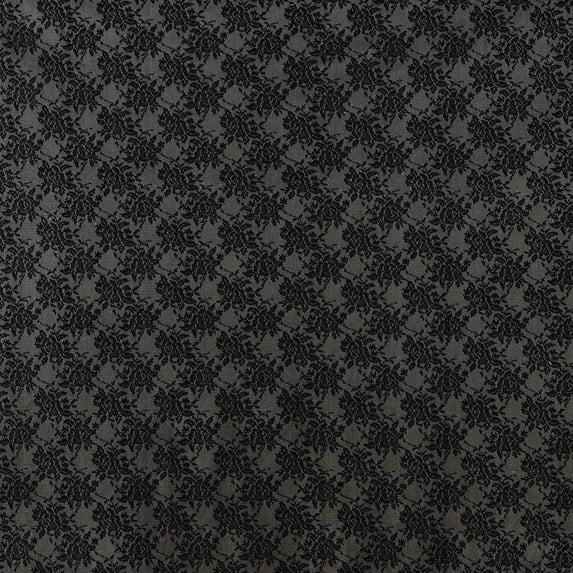 Zelouf Bonded Lace , Sewing, DIY, Crafts Fabric by the Yard, 999 Blk/blk, 3 Yard