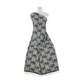 thumbnail image 1 of Zelouf Bonded Lace  , Sewing, DIY, Crafts Fabric by the Yard, Ivory/black, 50 Yard, 1 of 2