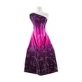 thumbnail image 1 of Zelouf Brush Stroke Glitter On Double Ombre Silky Knit  , Sewing, DIY, Crafts Fabric by the Yard, New Fuchsia, 20 Yard, 1 of 2