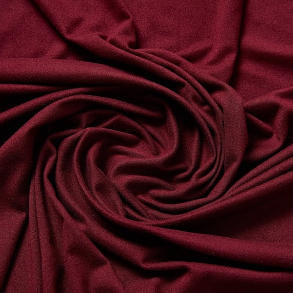 Zelouf Brushed Dty Jersey Knit , Sewing, DIY, Crafts Fabric by the Yard, 339 Merlot, 3 Yard