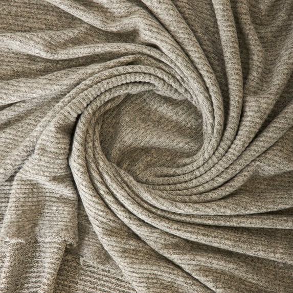 Zelouf Brushed Haachi , Sewing, DIY, Crafts Fabric by the Yard, Avenue Grey, 10 Yard