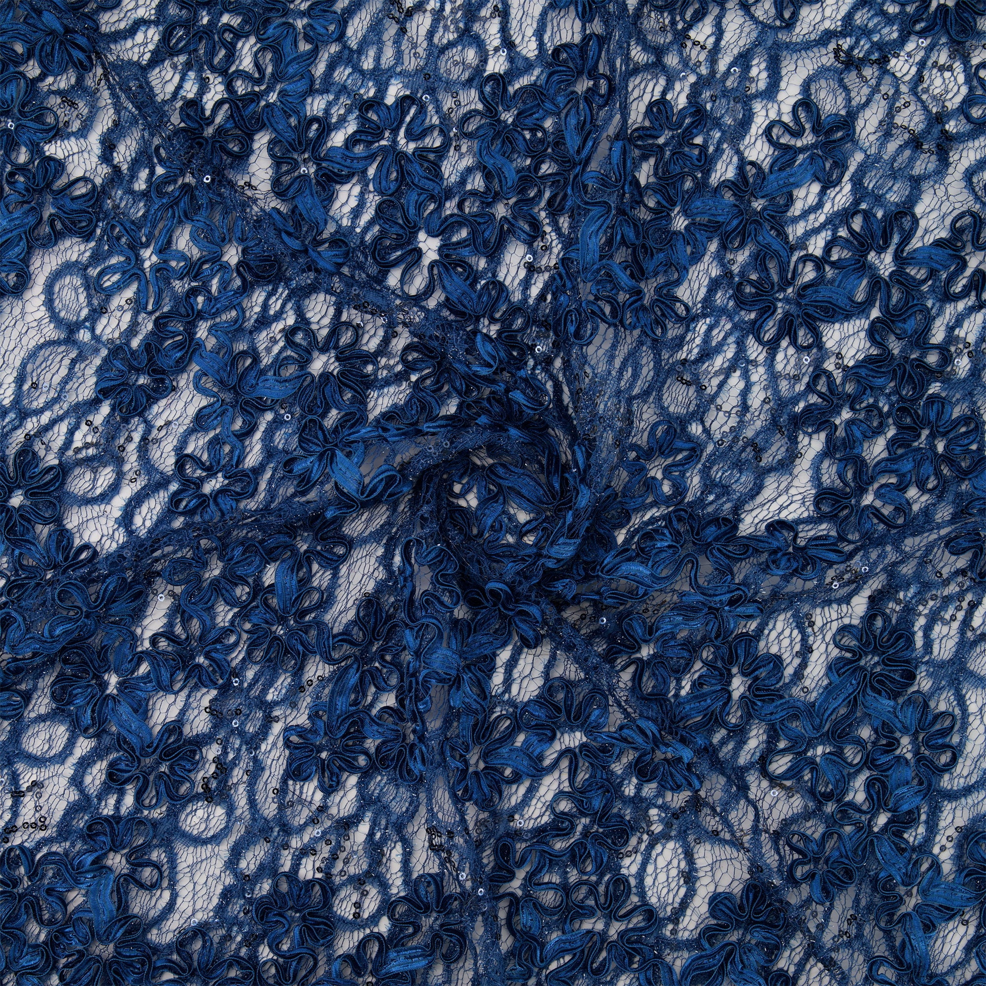 Zelouf Caen Ribbon Soutache Eyelash Lace  , Sewing, DIY, Crafts Fabric by the Yard, Baroque Teal, 5 Yard