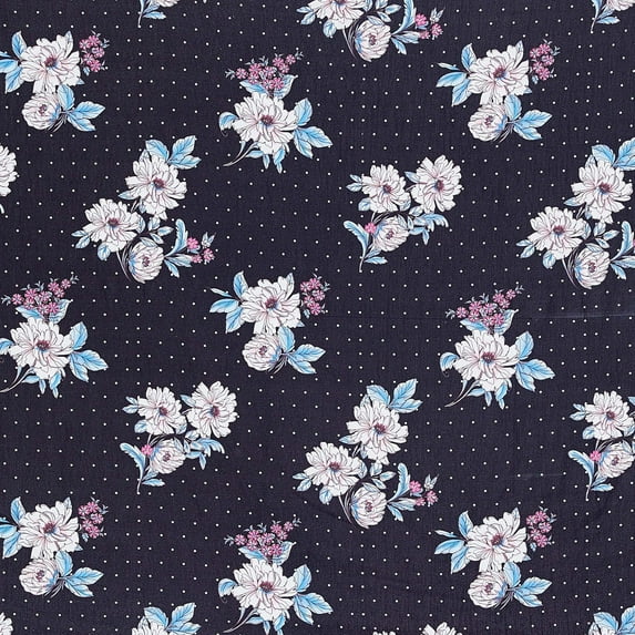 Zelouf Canyon Mini Textured Stripe , Sewing, DIY, Crafts Fabric by the Yard, 943 Blk/blue, 1 Yard