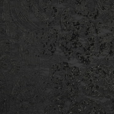 Efavormart 54"x4 Yards Silver Premium Sequin Fabric Bolt, Sparkly DIY ...