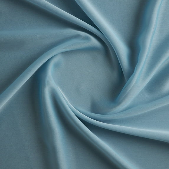 Zelouf Cationic Chiffon , Sewing, DIY, Crafts Fabric by the Yard, Lt Blue, 5 Yard