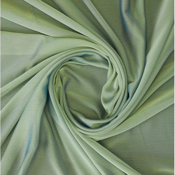 Zelouf Cationic Chiffon , Sewing, DIY, Crafts Fabric by the Yard, Sage, 7 Yard