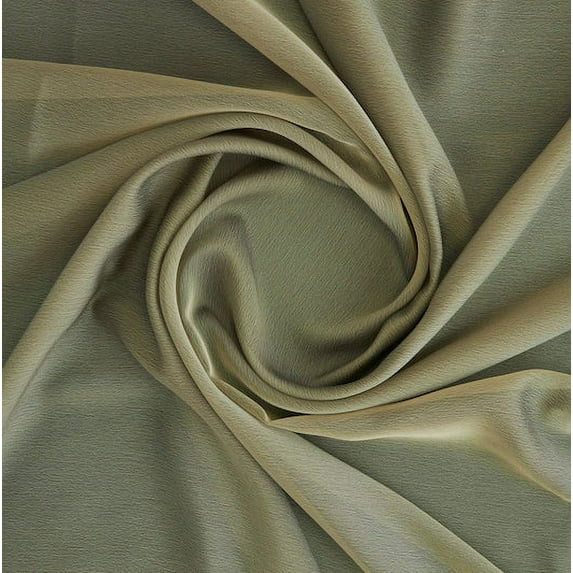 Zelouf Cationic Chiffon , Sewing, DIY, Crafts Fabric by the Yard, Stone, 7 Yard