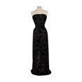 thumbnail image 1 of Zelouf Cece 2Tone Floral Burnout Velvet  , Sewing, DIY, Crafts Fabric by the Yard, Black/black, 20 Yard, 1 of 3