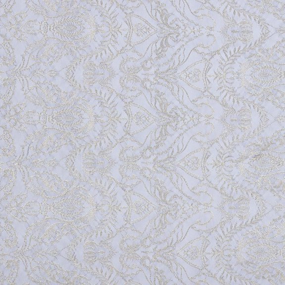 Zelouf Chant Floral Metallic Yarn Embroidery On Mesh , Sewing, DIY, Crafts Fabric by the Yard, Black/gold, 1 Yard