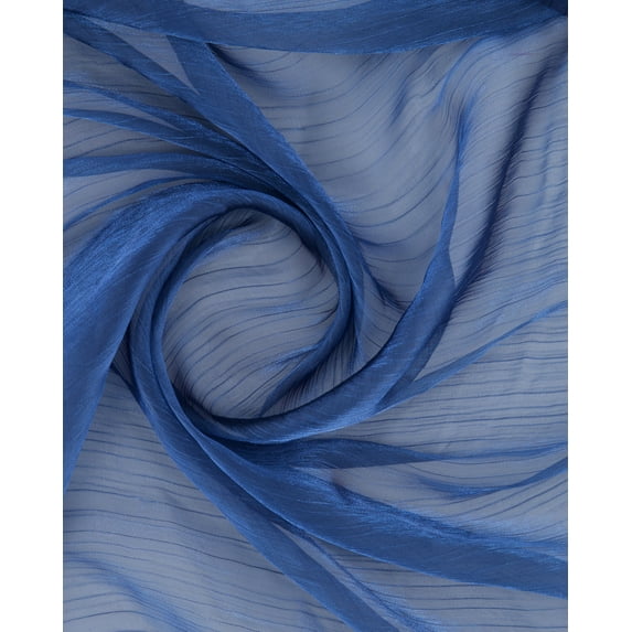 Zelouf Charley Varigated Organza , Sewing, DIY, Crafts Fabric by the Yard, Atlantic, 1 Yard