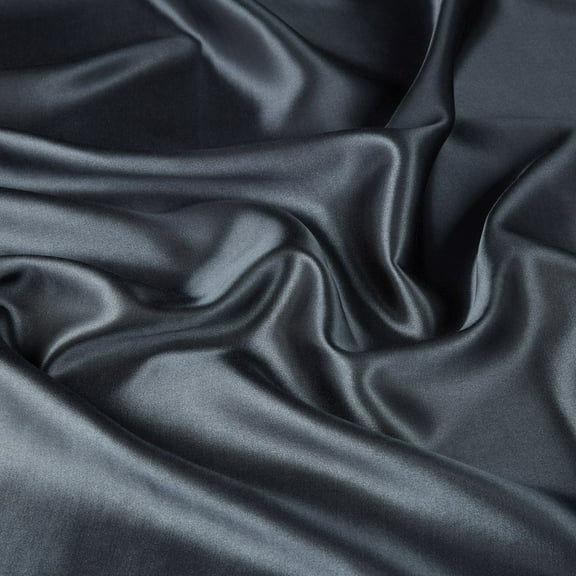 Zelouf Charmeuse  , Sewing, DIY, Crafts Fabric by the Yard, Black, 5 Yard