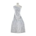thumbnail image 1 of Zelouf Cheri 2 Tone Lace  , Sewing, DIY, Crafts Fabric by the Yard, Feather Ash/ivory, 3 Yard, 1 of 2
