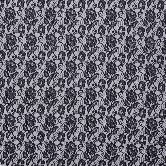 Zelouf Cool Breeze Lace  , Sewing, DIY, Crafts Fabric by the Yard, Black, 3 Yard