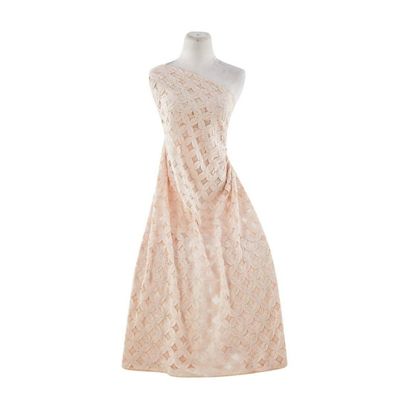 Zelouf Cotton Nylon Lace , Sewing, DIY, Crafts Fabric by the Yard, Almond, 10 Yard