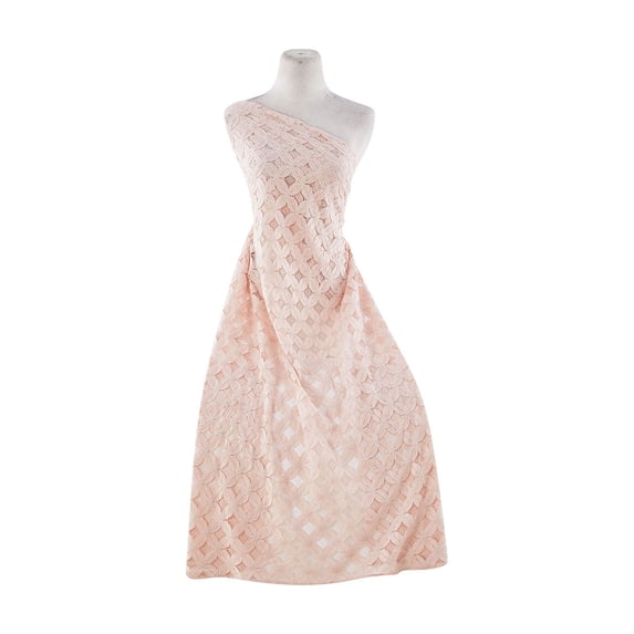 Zelouf Cotton Nylon Lace , Sewing, DIY, Crafts Fabric by the Yard, Dusty Blush, 3 Yard