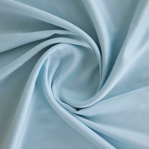Zelouf Crepe Back Satin , Sewing, DIY, Crafts Fabric by the Yard, Delicate Sky, 20 Yard