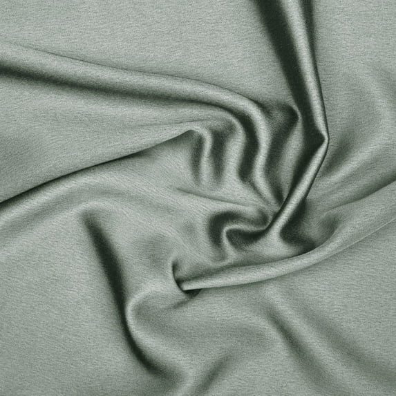 Zelouf Crepe Back Satin , Sewing, DIY, Crafts Fabric by the Yard, Steel Mist, 10 Yard