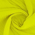 thumbnail image 1 of Zelouf Crinkle Plisse  , Sewing, DIY, Crafts Fabric by the Yard, Bright Yellow, 50 Yard, 1 of 3