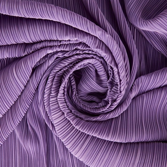 Zelouf Crinkle Plisse , Sewing, DIY, Crafts Fabric by the Yard, Dusty Iris, 7 Yard