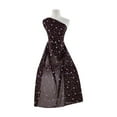 thumbnail image 1 of Zelouf Daisy Glitter On Mjc  , Sewing, DIY, Crafts Fabric by the Yard, Brown/laveder, 5 Yard, 1 of 2
