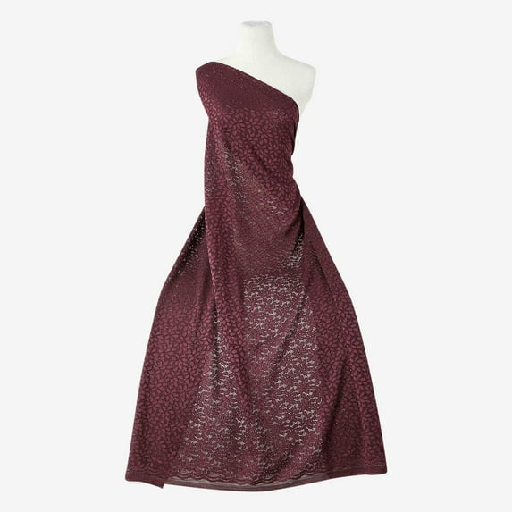 Zelouf Dandellion Lace , Sewing, DIY, Crafts Fabric by the Yard, Arresting Mulberry, 7 Yard