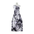 thumbnail image 1 of Zelouf Danielle Stretch Satin Print  , Sewing, DIY, Crafts Fabric by the Yard, 160 Owht/lavend, 7 Yard, 1 of 2