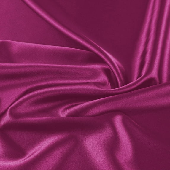 Zelouf Danielle Stretch Satin , Sewing, DIY, Crafts Fabric by the Yard, Funky Raspberry, 3 Yard