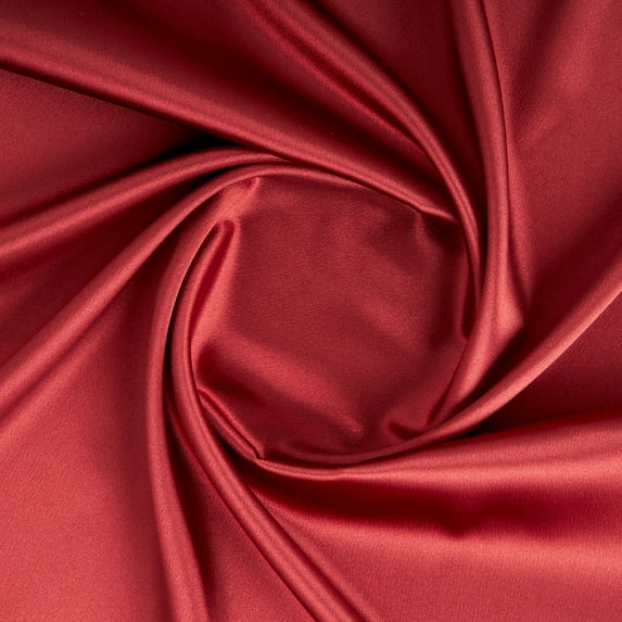 Zelouf Danielle Stretch Satin , Sewing, DIY, Crafts Fabric by the Yard, Sultry Rust, 3 Yard