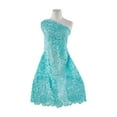 thumbnail image 1 of Zelouf Dash Lace  , Sewing, DIY, Crafts Fabric by the Yard, Aqua Whisper, 10 Yard, 1 of 2