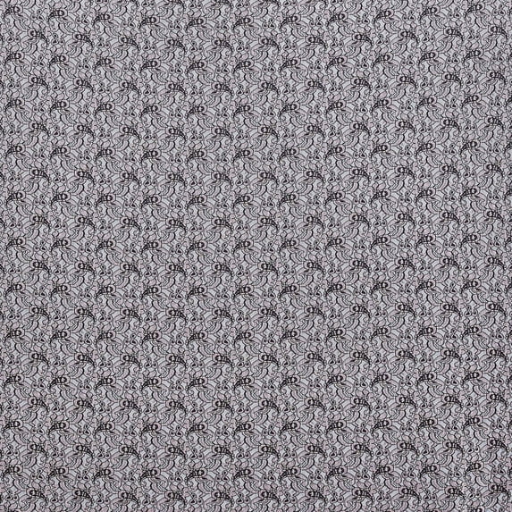 Zelouf Date Floral Lace , Sewing, DIY, Crafts Fabric by the Yard, Black/rose, 1 Yard