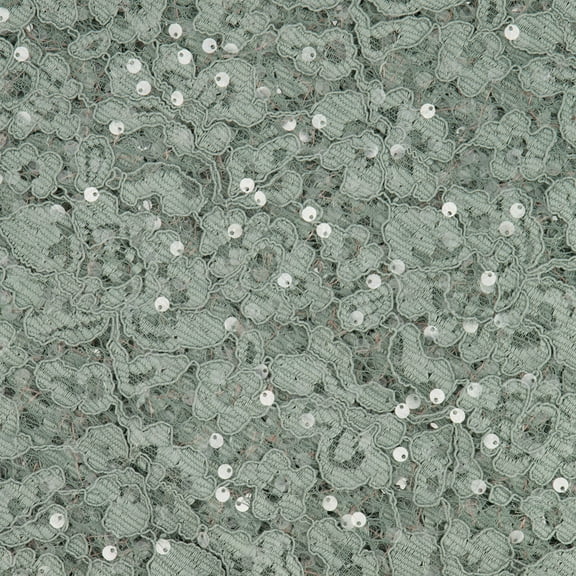 Zelouf Dela Floral Corded Lace W/ Sequins  , Sewing, DIY, Crafts Fabric by the Yard, , 3 Yard