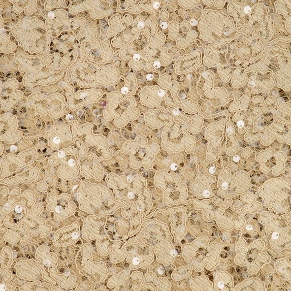 Zelouf Dela Floral Corded Lace W/ Sequins , Sewing, DIY, Crafts Fabric by the Yard, , 3 Yard