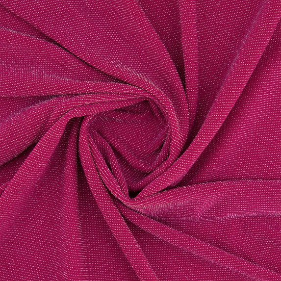Zelouf Diagonal Metallic Knit , Sewing, DIY, Crafts Fabric by the Yard, Raspberry, 20 Yard