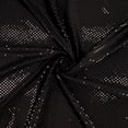 thumbnail image 1 of Zelouf Disco Dot Stretch Velvet, Sewing, DIY, Crafts Fabric by the Yard, 3Mm Black, 7 Yard, 1 of 5