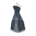 thumbnail image 1 of Zelouf Ditzy Print On Yuryu  , Sewing, DIY, Crafts Fabric by the Yard, Blk/blueberry, 20 Yard, 1 of 2