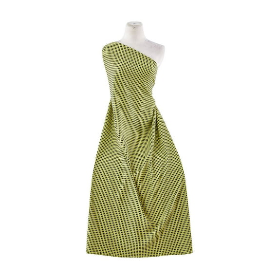 Zelouf Dorothy Jacquard , Sewing, DIY, Crafts Fabric by the Yard, 779 E.lime/blk, 7 Yard