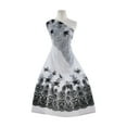 thumbnail image 1 of Zelouf Dot Tulle With Floral Flocked  , Sewing, DIY, Crafts Fabric by the Yard, Grey/black, 3 Yard, 1 of 2