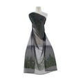 thumbnail image 1 of Zelouf Double Border Glitter On Tulle  , Sewing, DIY, Crafts Fabric by the Yard, Blk/olive, 20 Yard, 1 of 2