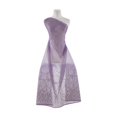 thumbnail image 1 of Zelouf Double Border Multi Glitter On Tulle  , Sewing, DIY, Crafts Fabric by the Yard, Tinted Amethyst/multi, 10 Yard, 1 of 2