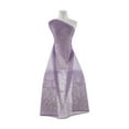 thumbnail image 1 of Zelouf Double Border Multi Glitter On Tulle  , Sewing, DIY, Crafts Fabric by the Yard, Tinted Amethyst/multi, 7 Yard, 1 of 2