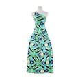 thumbnail image 1 of Zelouf Dreamy I Katt On Ity  , Sewing, DIY, Crafts Fabric by the Yard, 479 Turq/lime, 20 Yard, 1 of 2