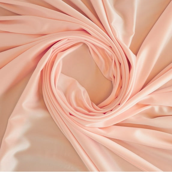 Zelouf Dull Stretch Satin , Sewing, DIY, Crafts Fabric by the Yard, Rose, 3 Yard