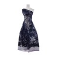thumbnail image 1 of Zelouf Elara Sequin Embroidery Cottony Mesh  , Sewing, DIY, Crafts Fabric by the Yard, Arresting Navy, 20 Yard, 1 of 2