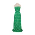 thumbnail image 1 of Zelouf Everly Corded Floral Lace Bonded  , Sewing, DIY, Crafts Fabric by the Yard, Modern Emerald, 3 Yard, 1 of 2