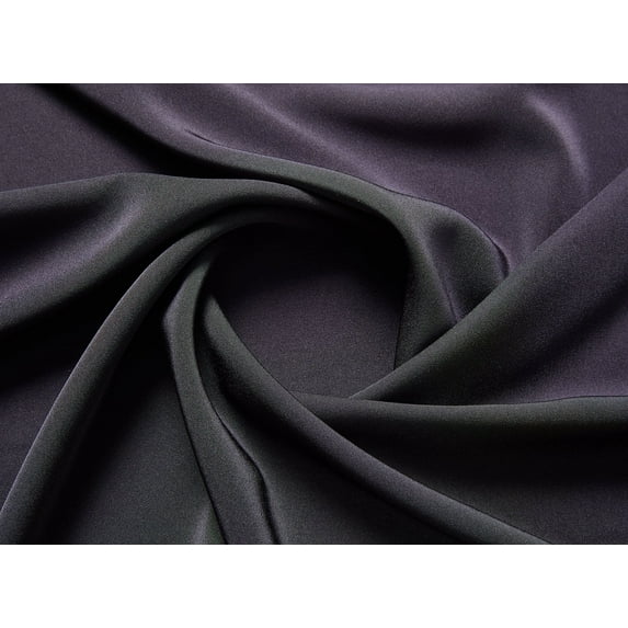 Zelouf Faille Satin , Sewing, DIY, Crafts Fabric by the Yard, Coal Shadow, 10 Yard