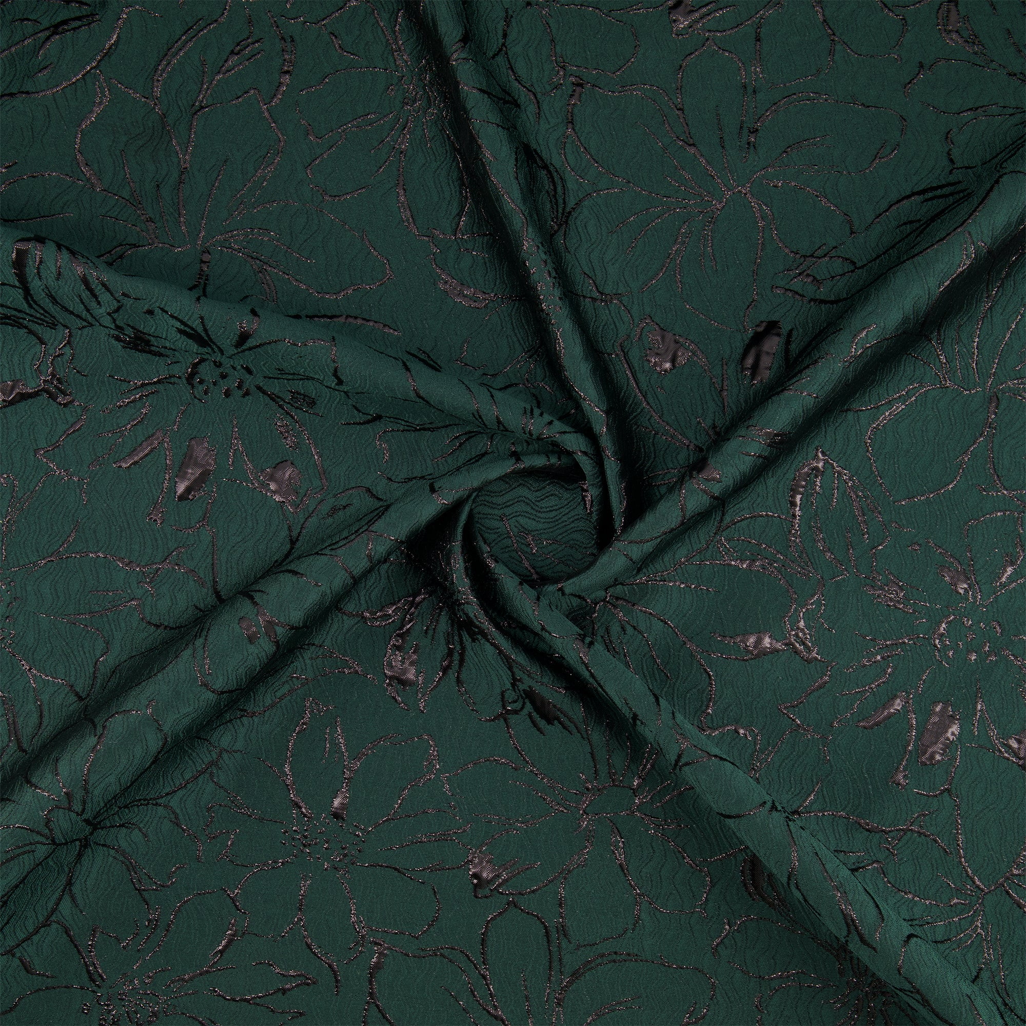 Zelouf Fanya Floral Metallic Jacquard , Sewing, DIY, Crafts Fabric by