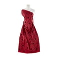 thumbnail image 1 of Zelouf Flock With A Touch Glitter Mixed On N/p Taffeta  , Sewing, DIY, Crafts Fabric by the Yard, Red Glitz, 7 Yard, 1 of 2