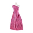 thumbnail image 1 of Zelouf Floral Jacquard  , Sewing, DIY, Crafts Fabric by the Yard, 393 Blk/fuchsia, 3 Yard, 1 of 2