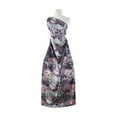 thumbnail image 1 of Zelouf Floral Jacquard Taffeta  , Sewing, DIY, Crafts Fabric by the Yard, Gray/pink, 5 Yard, 1 of 2