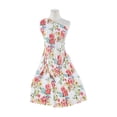 thumbnail image 1 of Zelouf Floral Print On Ruffle Knit  , Sewing, DIY, Crafts Fabric by the Yard, White/red, 3 Yard, 1 of 2
